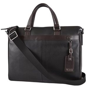 Tumi Easton Leather Bag. NWT.